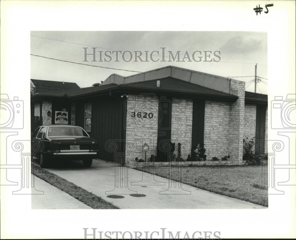 1990 Press Photo 3620 Shangri-La Drive in Chalmette, Louisiana - Historic Images