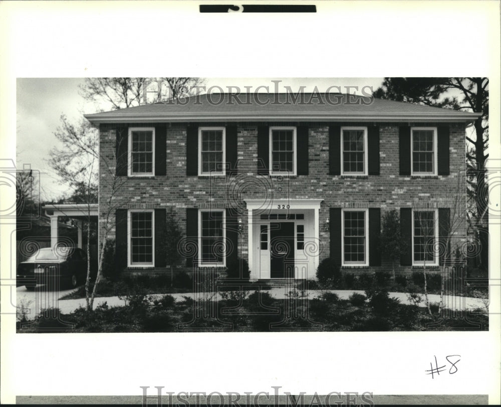 1991 Press Photo Property at 320 Betz Place in Metairie - nob37436 - Historic Images