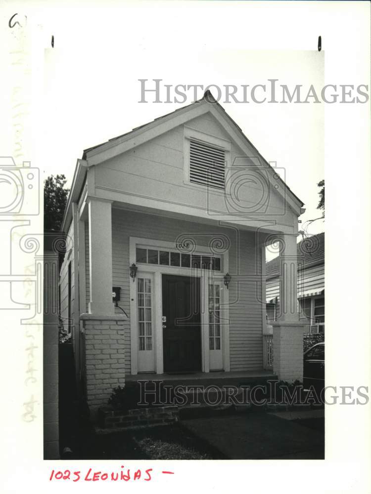 1987 Press Photo House on 1025 Leonidas-New Orleans - Historic Images