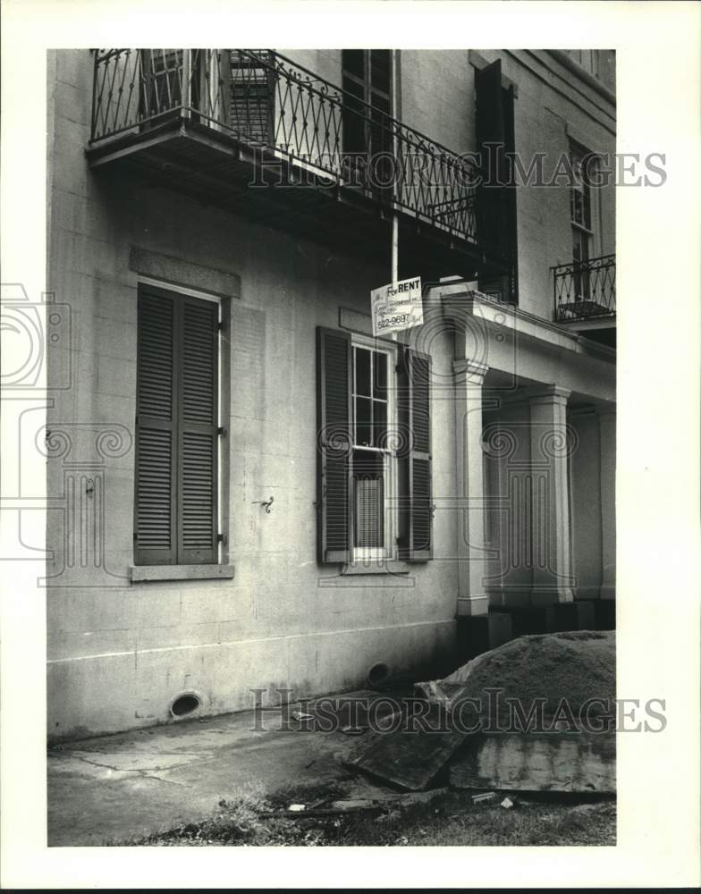 1986 Press Photo Sold property on 810 Esplanade Avenue - Historic Images