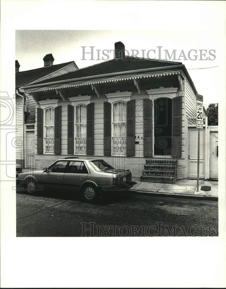 1988 Press Photo Housing - Property on Burgundy Street - Historic Images