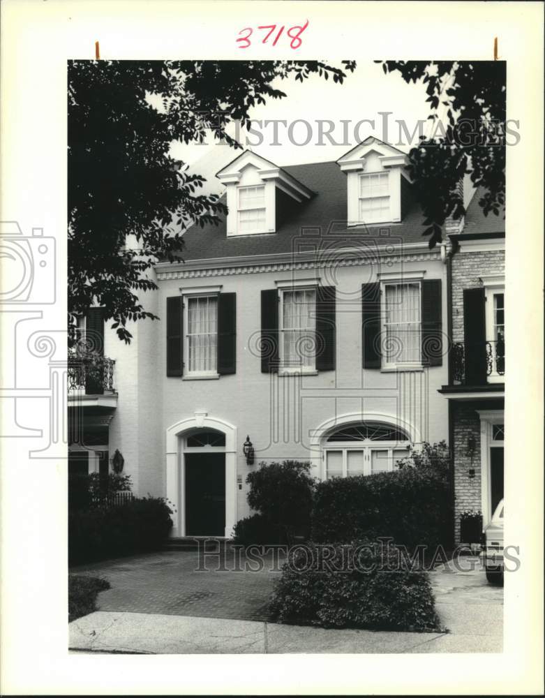 1988 Press Photo New Orleans House on Marengo Street. - Historic Images