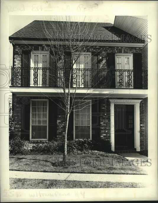 1987 Press Photo Real estate photo of  house at