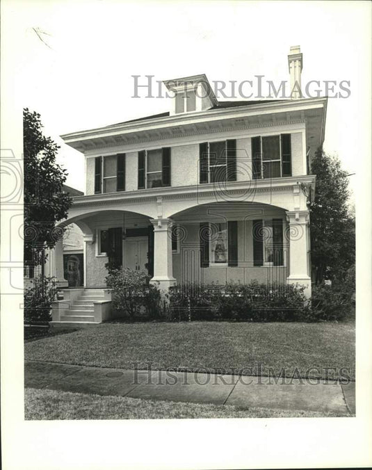 1985 Press Photo The Wylie house at 922 Burdette Street, New Orleans. - Historic Images
