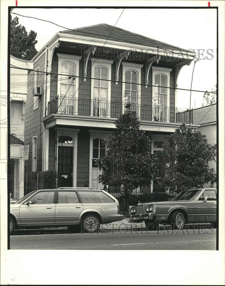 1987 Press Photo Real estate photo of 3713-15 1/2 Magazine Street, New Orleans. - Historic Images