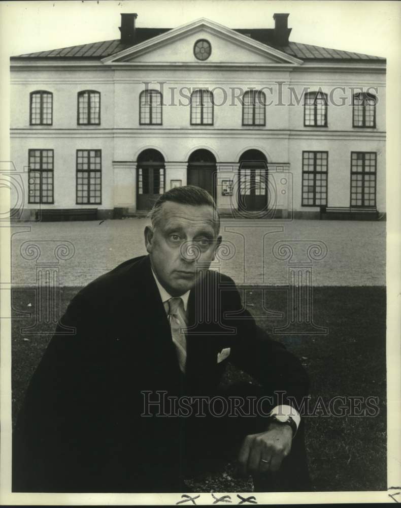 1968 Dr. Gustaf Hillestrom, director of Drottningholm Court Theater - Historic Images