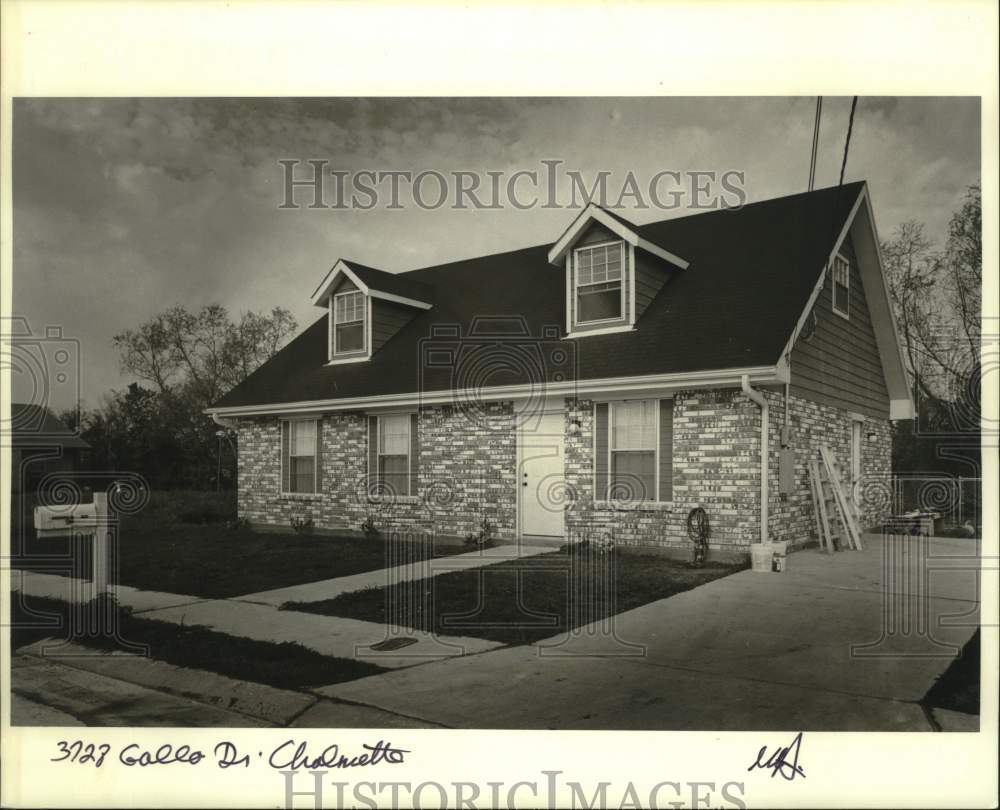 1988 Press Photo Housing - 3728 Gallo Drive in Chalmette - nob37783 - Historic Images