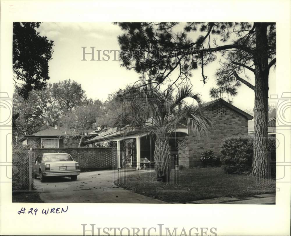 1988 Press Photo Housing - House located at #29 Wren - Historic Images