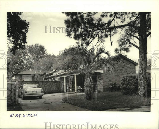 1988 Press Photo Housing - House located at