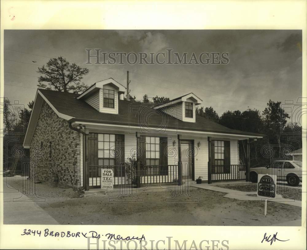 1988 Press Photo Housing - 3244 Bradbury Drive in Meraux - nob37786 - Historic Images