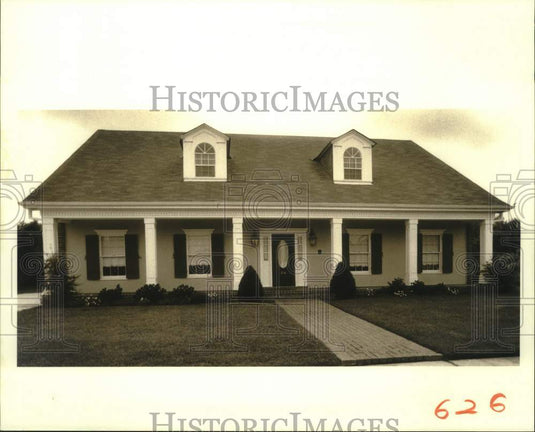 1988 Press Photo House on 26 Zion Street in Kenner, Louisiana - nob37792 - Historic Images