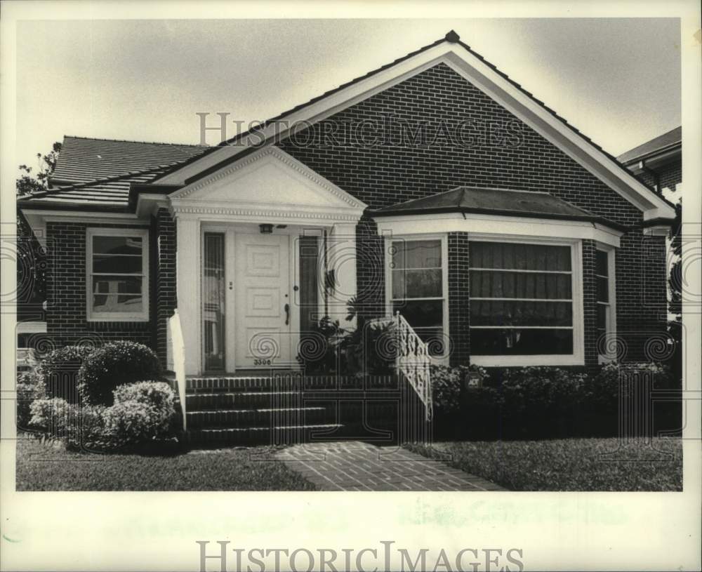 1988 Press Photo Housing - Property at 3306 Octavia Street in New Orleans - Historic Images