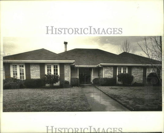 1988 Press Photo House on 25 Shenandoah Street, Kenner, Louisiana - Historic Images
