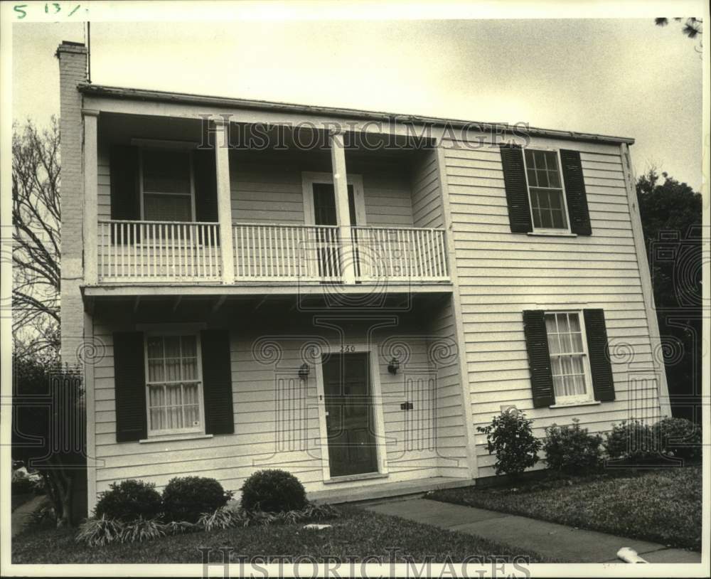 1988 Press Photo House on  260 Brockenbraught Court, Metairie - Historic Images