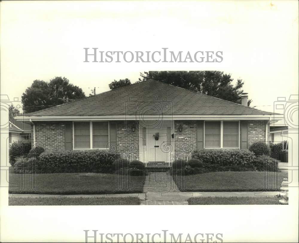 1987 Press Photo House on 3416 Clifford Drive in Metairie - Historic Images