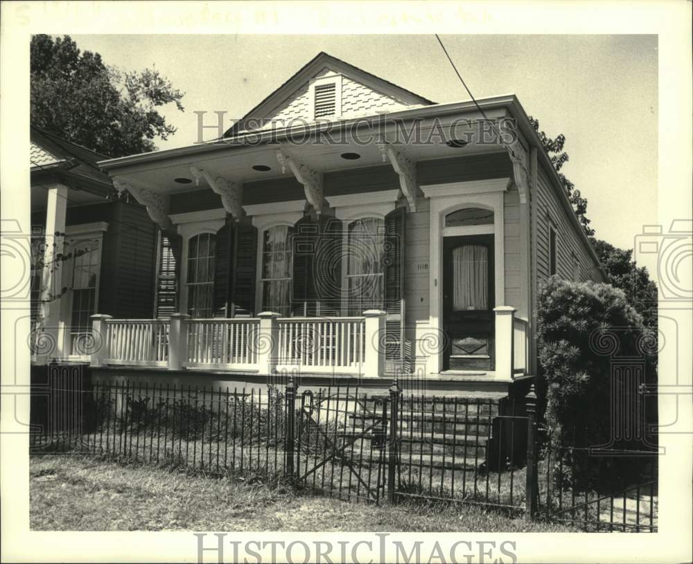 1987 Press Photo House on 1118 Joseph Street in Uptown New Orleans Louisiana - Historic Images