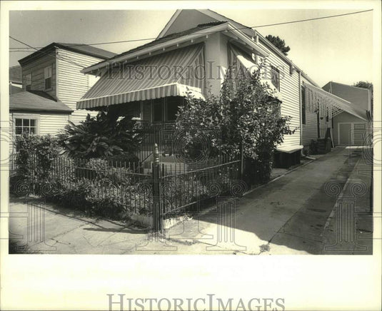 1987 Press Photo Property at Verret Street in Algiers - Historic Images