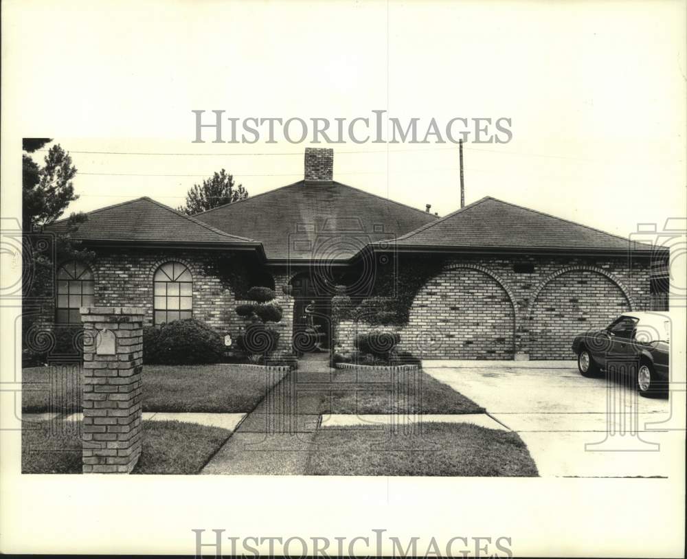 1988 Press Photo House at 3349 Cannes Place, Kenner - nob37863 - Historic Images