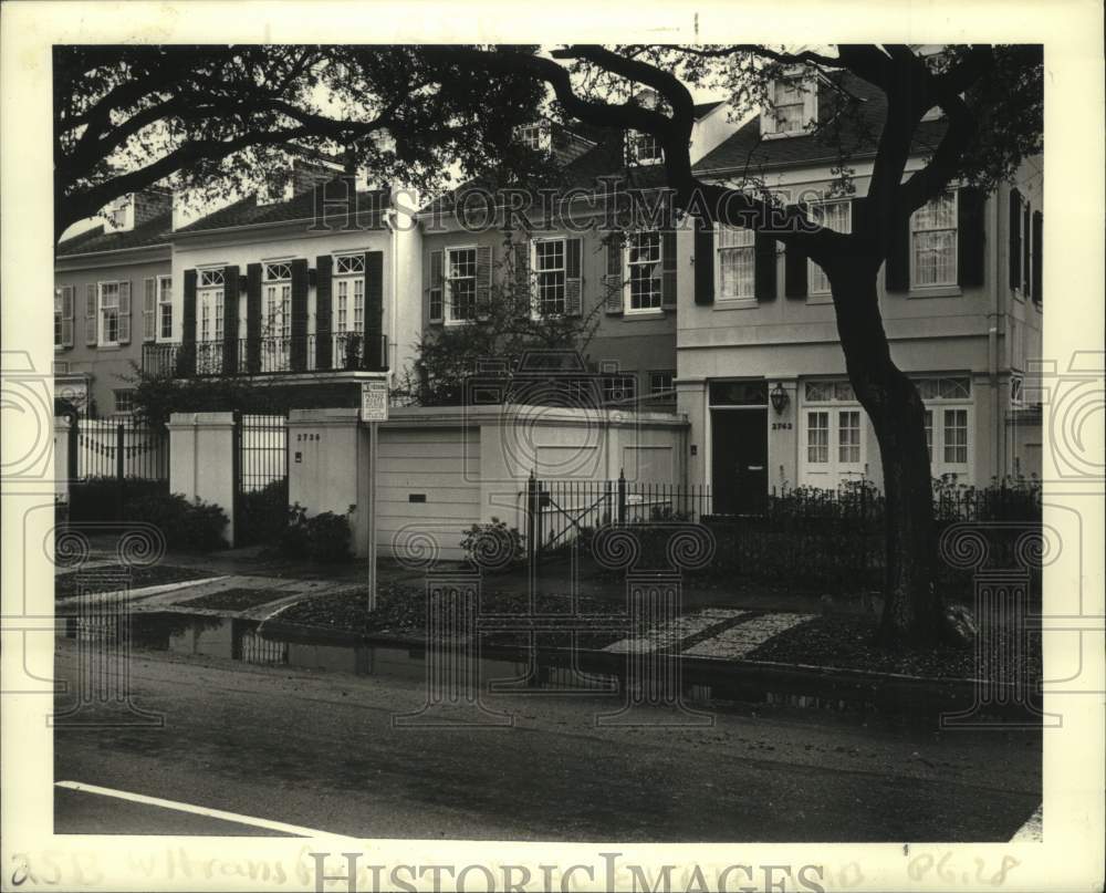 1987 Press Photo Home on 2738 St. Charles Avenue - Historic Images