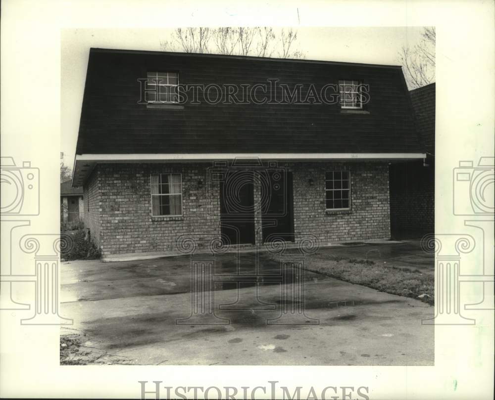 1987 Press Photo Sold property on 2616-18 Kingston Street in Kenner - Historic Images