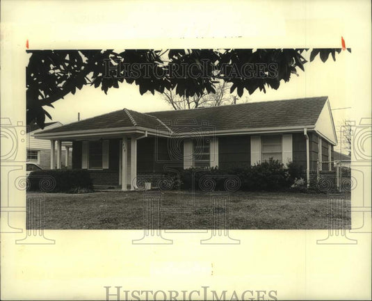 1987 Press Photo Sold property at 309 Serpas Drive in Arabi - Historic Images