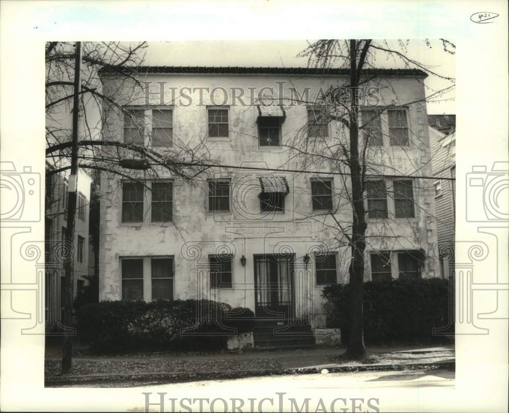 1987 Press Photo Sold property on 3308 Prytania Street - Historic Images