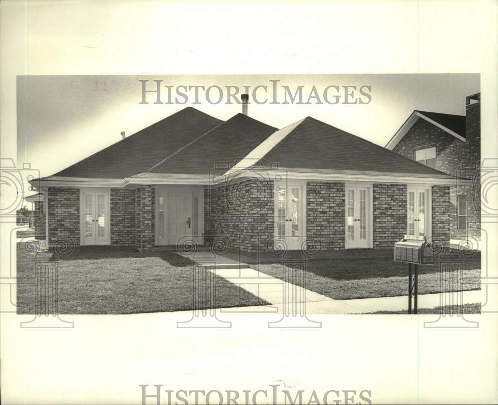 1987 Press Photo Property at 4520 Colony Drive, Meraux - nob37913 - Historic Images