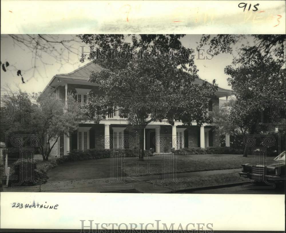 1982 Sold residence at 223 Northline Street in East Jefferson - Historic Images