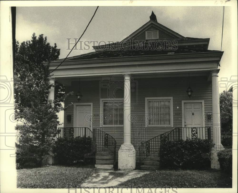 1980 Press Photo House at 6th District New Orleans double sold to Robert Kutcher - Historic Images