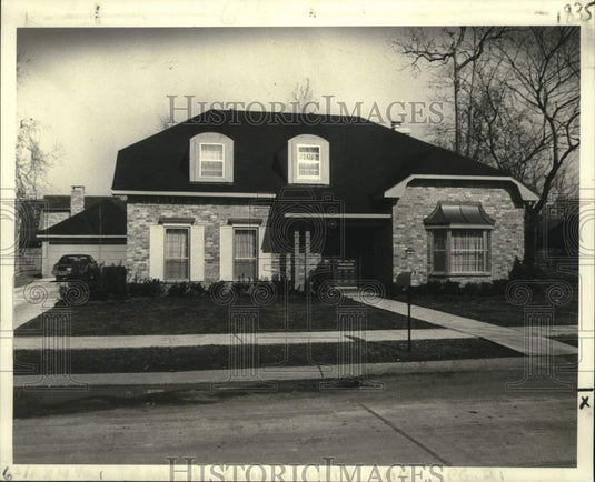1981 Press Photo Housing at 36 Kings Canyon Drive on New Orleans' West Bank - Historic Images
