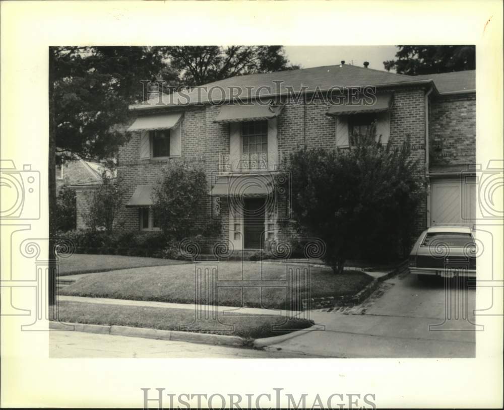 1988 Press Photo House on 1636 Jefferson in New Orleans - Historic Images