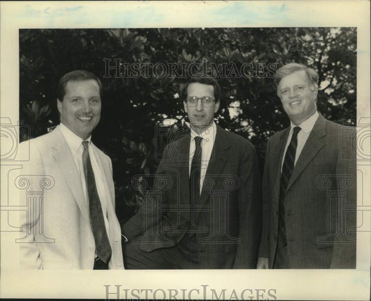 1991 Press Photo Greg Doiron, John Newman, Wyn Howard at Ole Miss Reunion - Historic Images