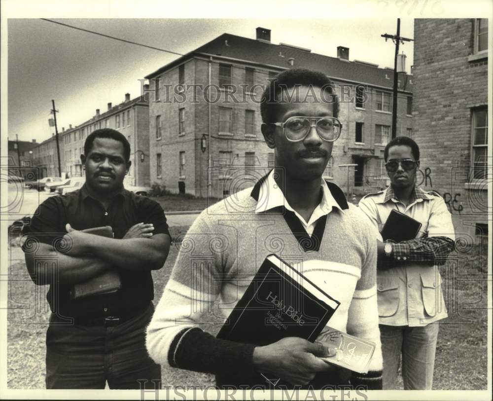 1987 Press Photo Ministries in the St. Bernard Housing Project. - Historic Images