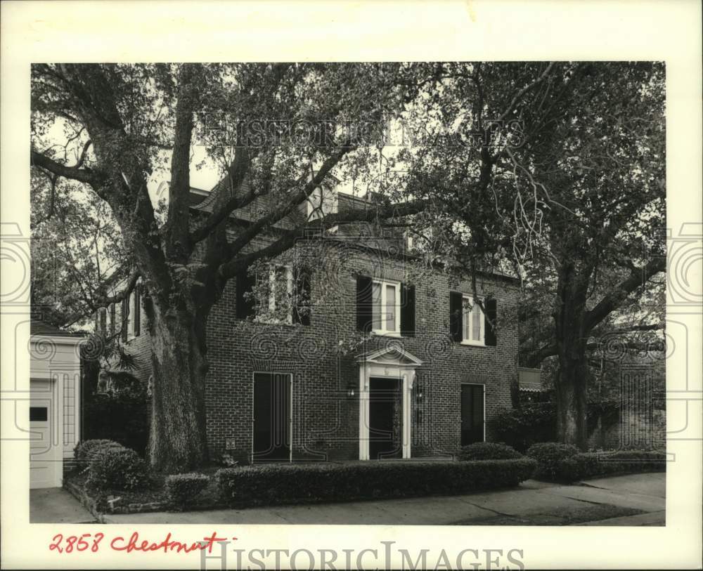 1988 Press Photo Real estate photo of 2858 Chestnut. - Historic Images