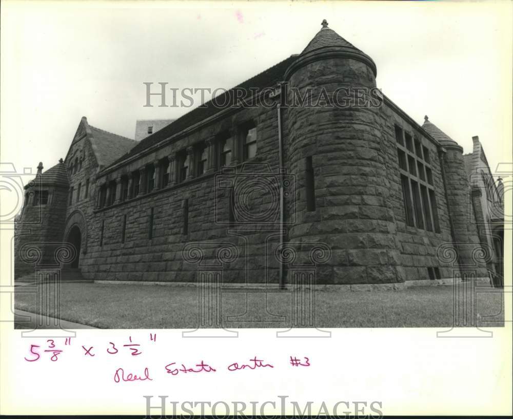 1989 Press Photo Exterior of former Howard Library - Historic Images