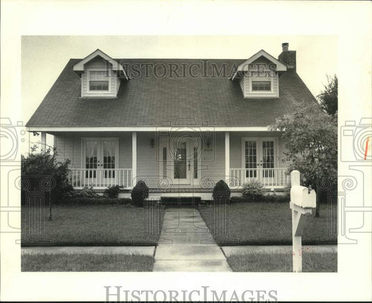 1988 Press Photo New Orleans Housing - Home at 5209 Toby Lane in Metairie - Historic Images
