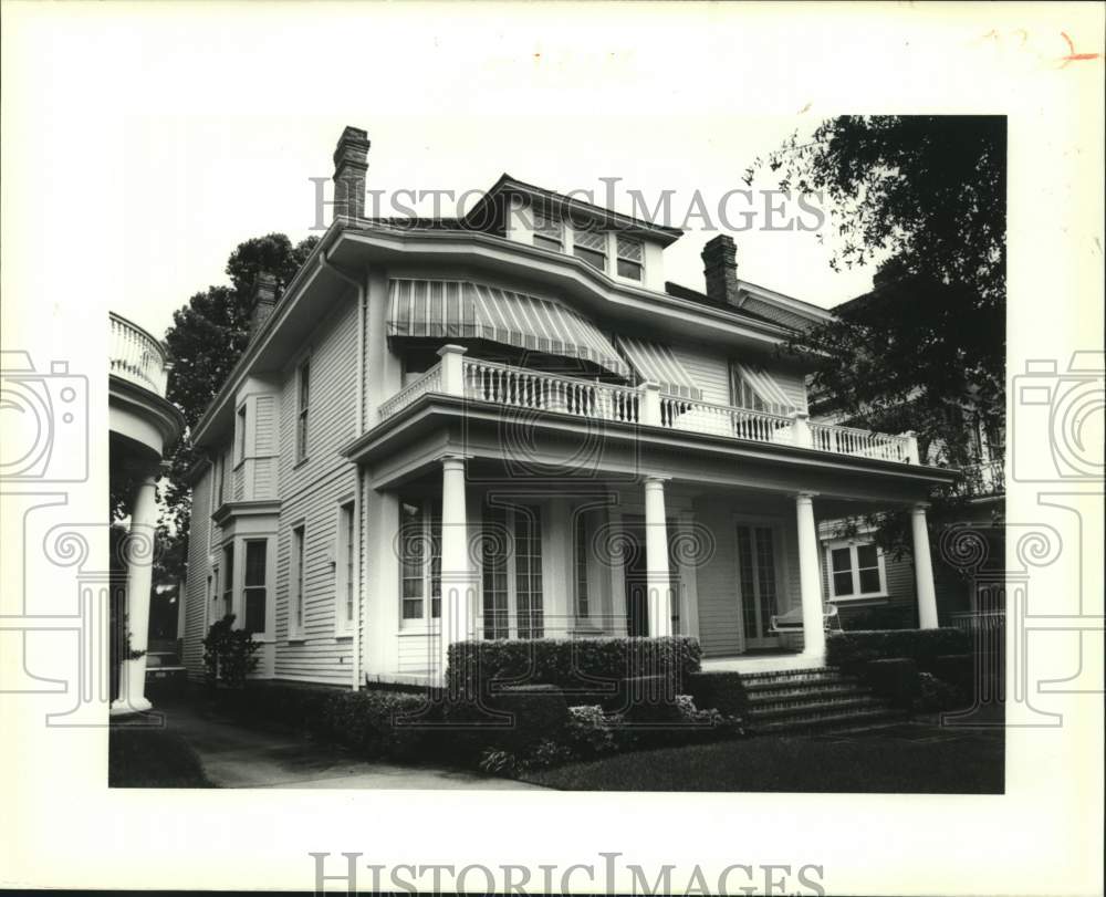 1988 Press Photo Residence at 1207 State Street, New Orleans, Louisiana - Historic Images