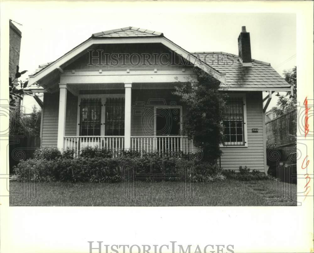 1988 Press Photo Charming Home at 1569 Valmont Street, New Orleans, Louisiana - Historic Images