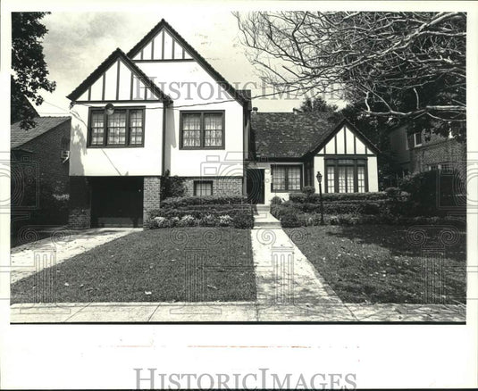 1987 Press Photo Home at 3122 Octavia Street, New Orleans, Louisiana - Historic Images