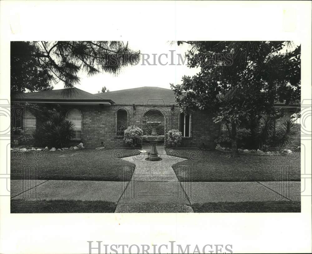 1987 Press Photo Sold Property at 3421 Campagna Drive, Chalmette, Louisiana - Historic Images