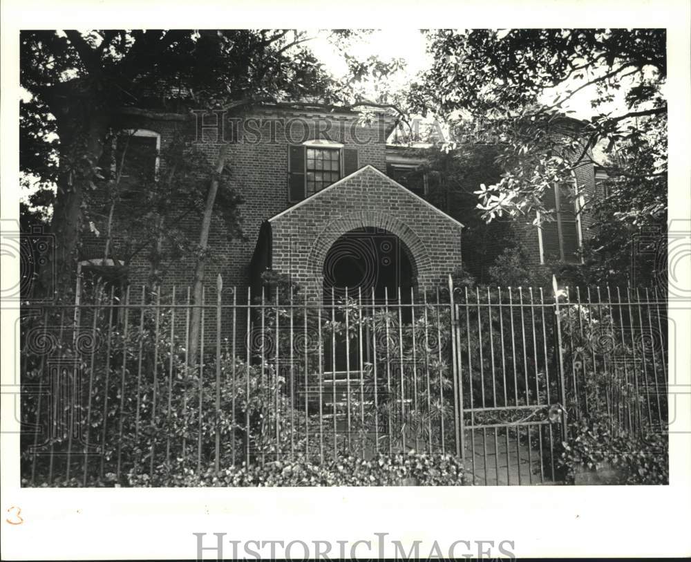 1987 Press Photo New Orleans Housing - House at 3513 St. Charles - Historic Images