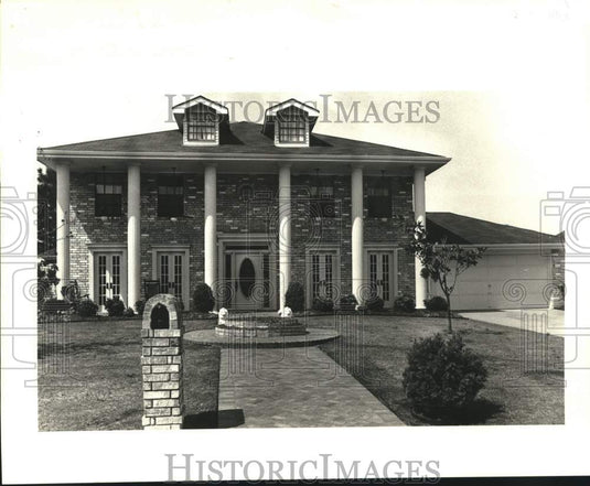 1987 Press Photo New Orleans Housing - Home at