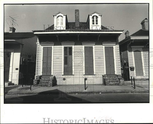 1987 Press Photo New Orleans Housing - Property at 1031-1033 St. Ann Street - Historic Images