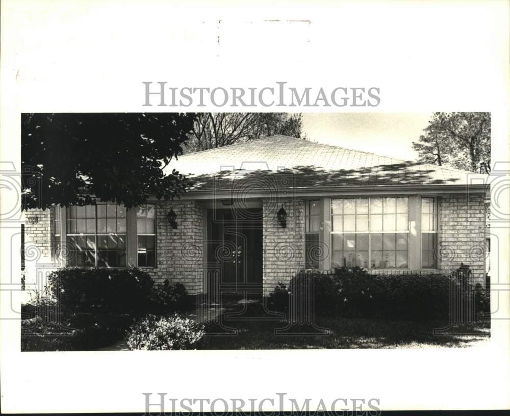 1987 Press Photo New Orleans Housing - House at 1520 High Street in Metairie - Historic Images