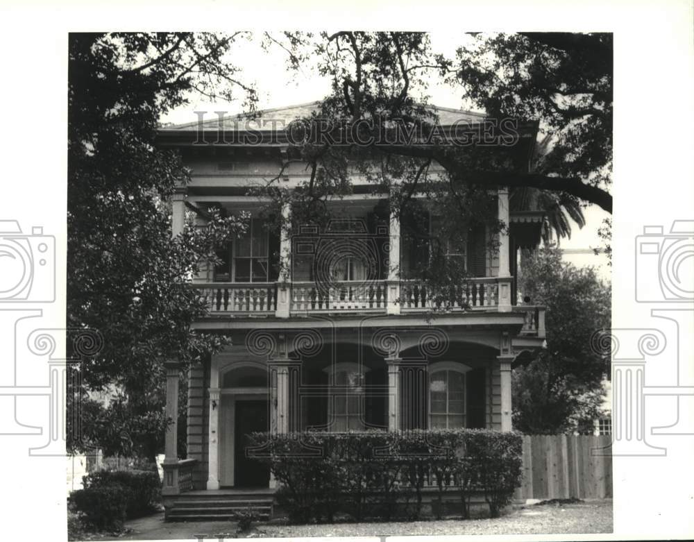 1987 Press Photo Home at 3102 Saint Charles Avenue, New Orleans, Louisiana - Historic Images