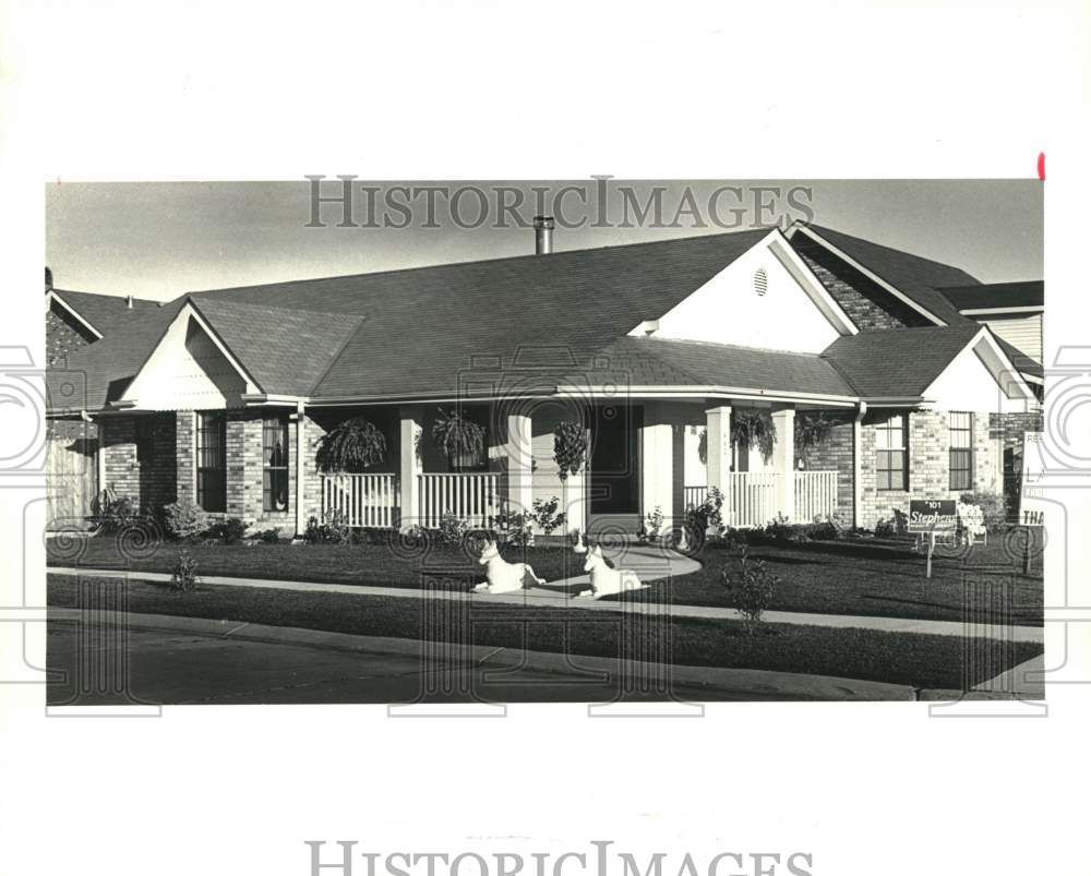 1987 Press Photo Home at 4401 Anais Drive, Meraux, Louisiana - Historic Images