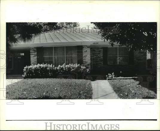 1988 Press Photo Ranch Home at 4928 Tartan Drive, Metairie, Louisiana - Historic Images