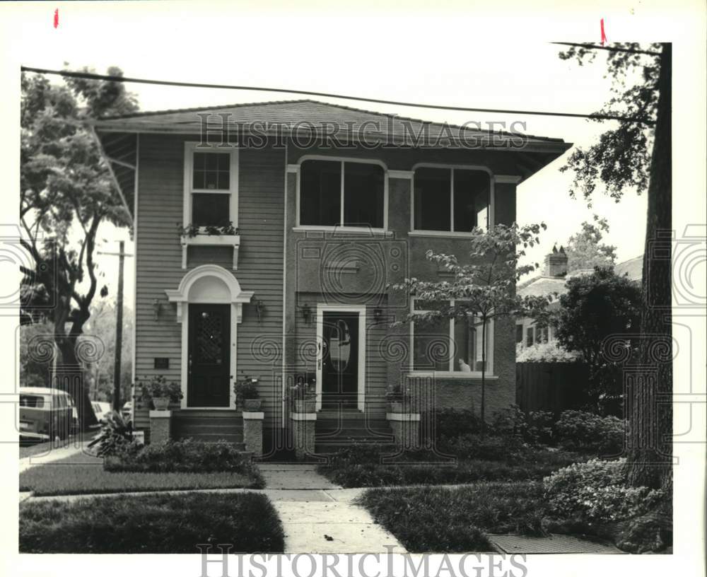 1988 Press Photo Home at 359 Broadway Street, New Orleans, Louisiana - Historic Images