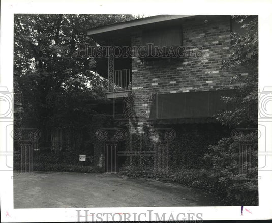 1987 Press Photo Housing - Sold property at 301 Bella Street in Old Metairie - Historic Images