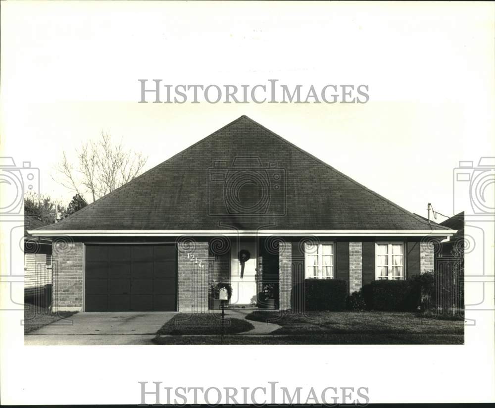 1988 Press Photo Housing - House located at 1217 Field Avenue in Metairie - Historic Images